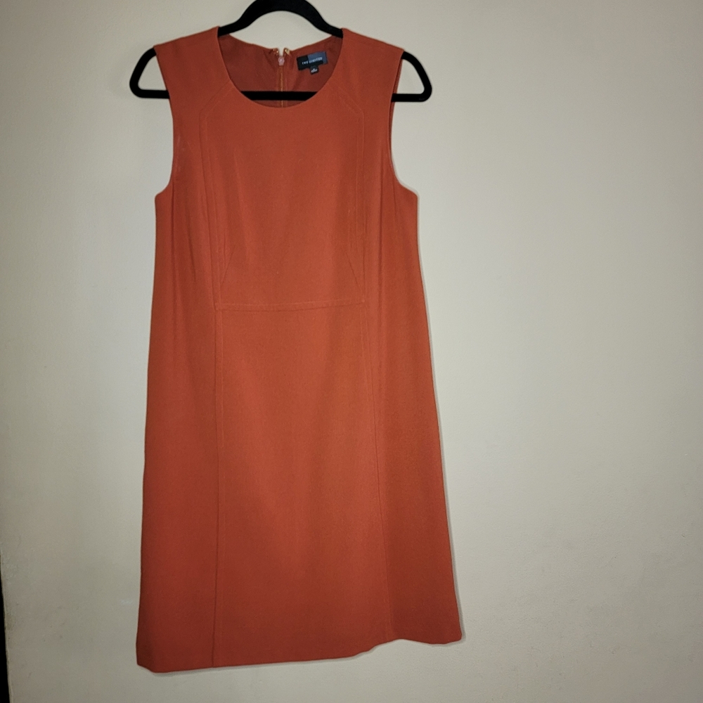 THE LIMITED Sleeveless Sheath dress in a Rust color Size 8